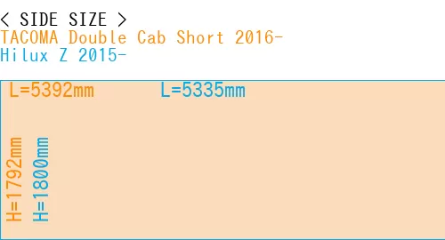 #TACOMA Double Cab Short 2016- + Hilux Z 2015-